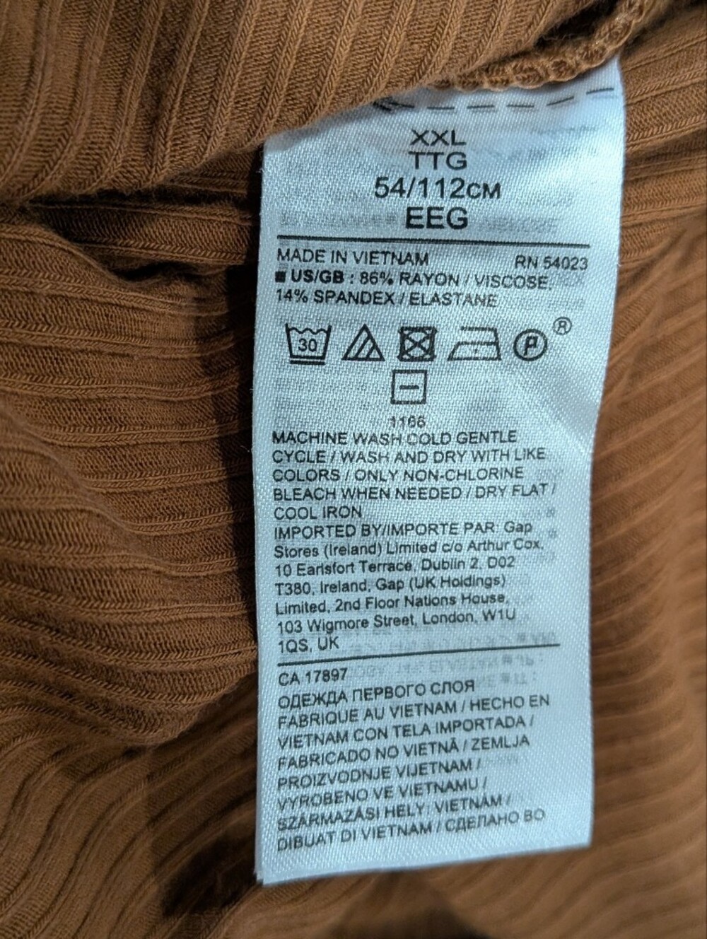 Banana Republic Brown Ribbed Sleeveless Maxi Dress - Picture 7 of 7